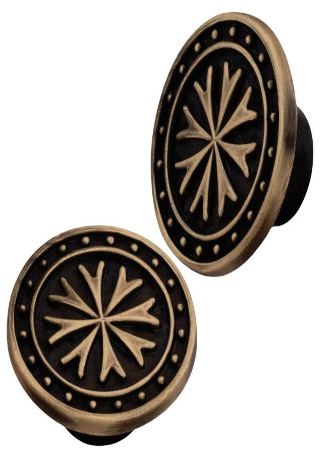 Atom 6 Pack 1.6 inches Zinc Knob for Cabinet, Drawer or Door | Dresser Wardrobe Kitchen Crystal Globe | Kids Pulls Handles for Furniture (WE607-BA) - Image 2